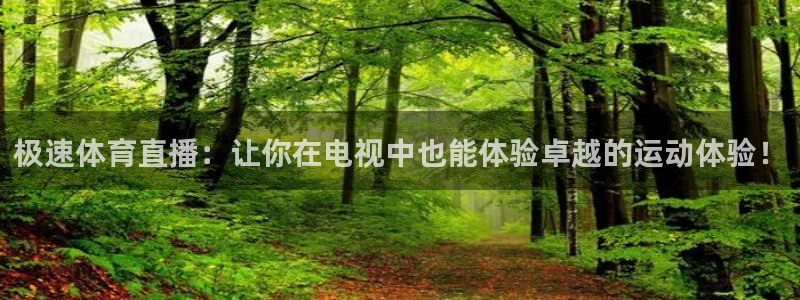 绿茵直播体育在线观看：极速体育直播：让你在电视中也能体验卓越的运动体验！